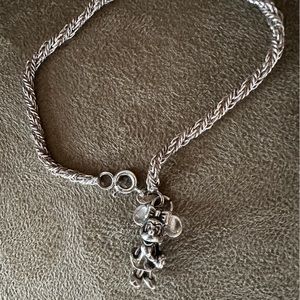 .925 Minnie Mouse Charm bracelet